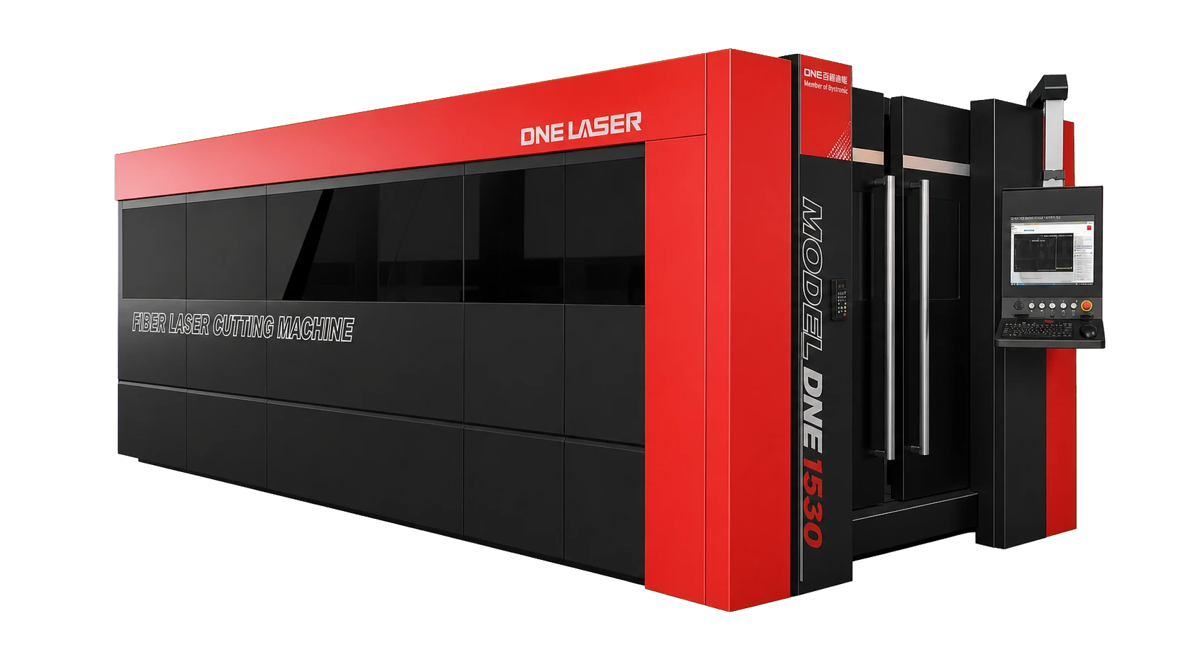 华晟全封闭光纤激光切割机高清3D设备展示